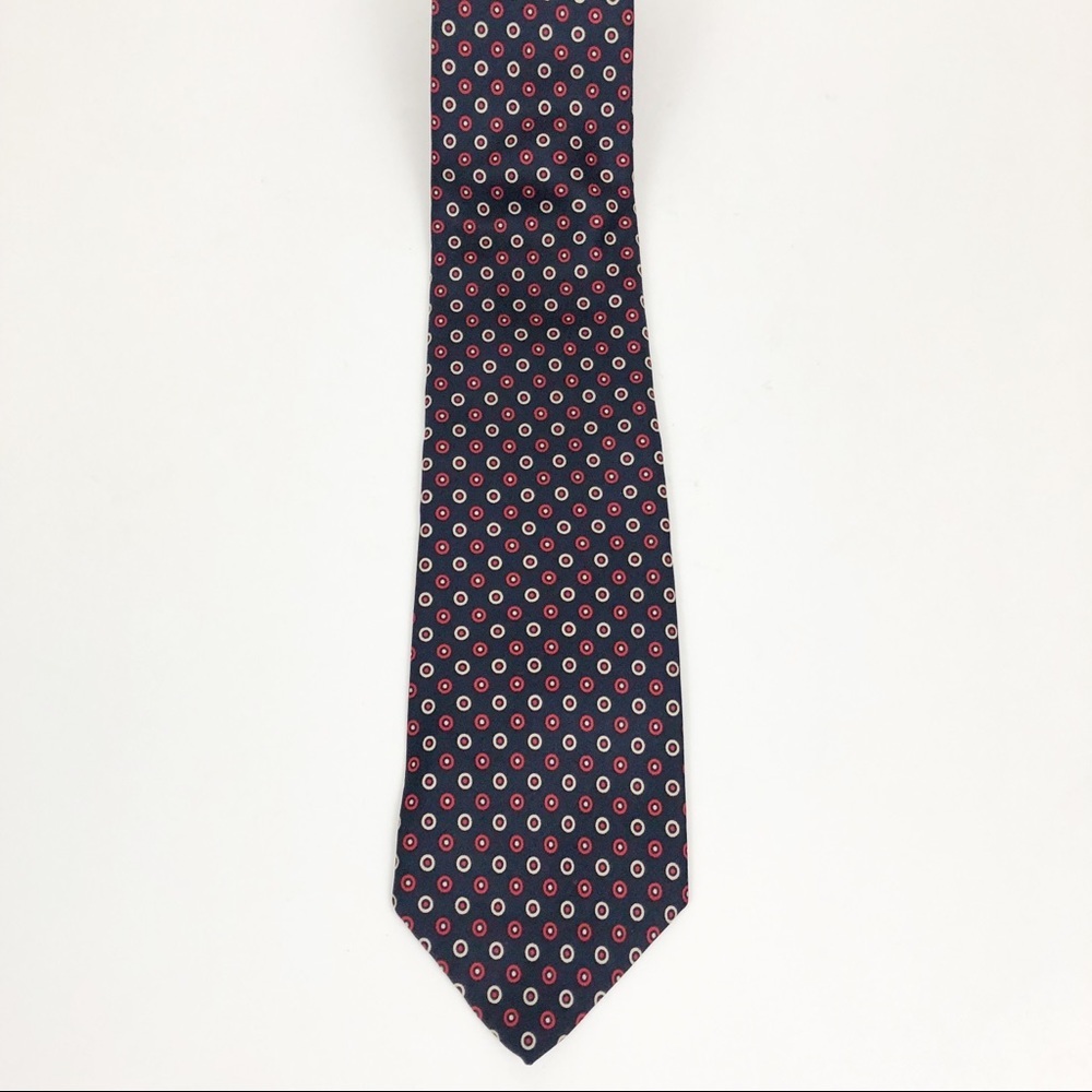 Christian Dior Cravates Navy Silk Tie - Picture 2 of 3